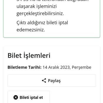 Ücret İadesi Metro Turizm.
