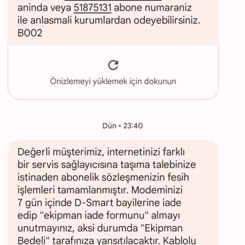 D Smart Modem Liralıktı Deyip Modemi Geri İstiyor