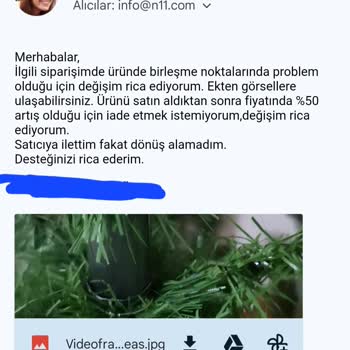 N11 Ve Buluttabul Şikayeti