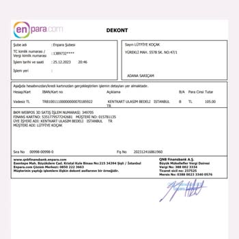 Kentkart Online Dolum Sorunu