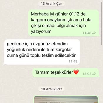 Aryagross Tan Aldığım Kurutma Makinesi 1 Aydır Gelmedi
