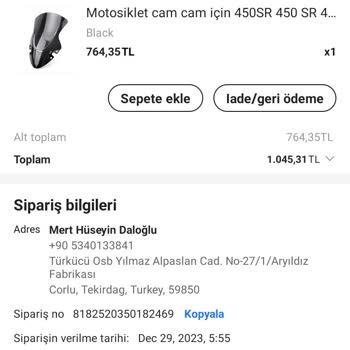 Aliexpress Siparişim Gelmeden Bitmiştir Hatası