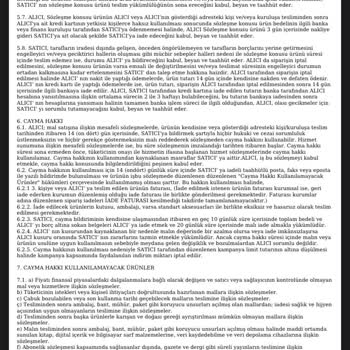 Caddstore İnternet Üzerinden Alışverişte İade Sorunları