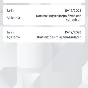 Kuryenet Kartımı Ulaştıramıyor Ma