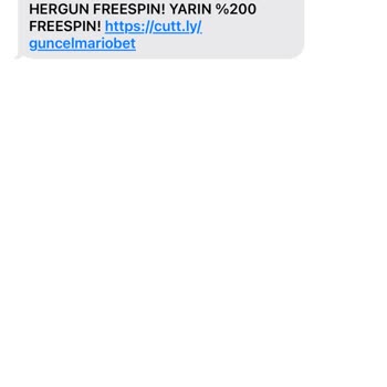 Mariobet Bahis Sitesi SMS İle Rahatsız Ediyor