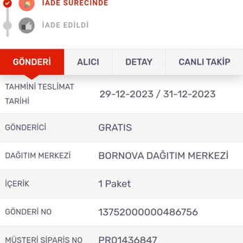 Kargomsende Kafasına Göre İade Başlattı