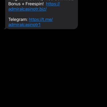 Admiral Casino SMS Almak İstemiyorum Üyeliğim Yok SMS Göndermeyiniz