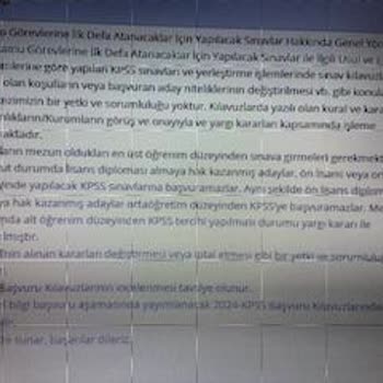 Yükseköğretim Kurulu (YÖK) KPSS Haksızlığına Son Verin