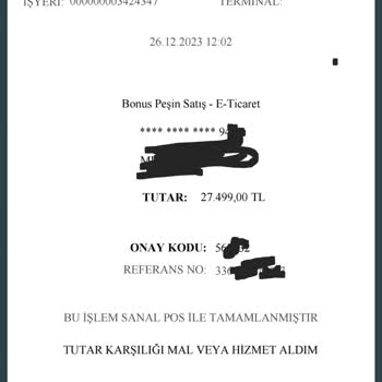 Hepsiburada Sipariş Ortada Yok. 55000 TL'yi İade Etmiyor.