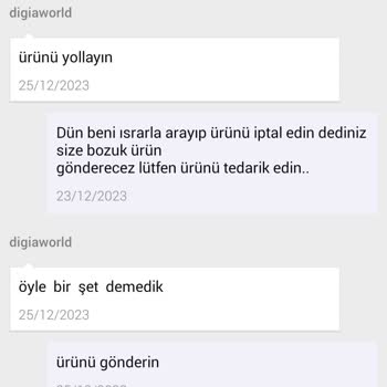 N11 Sipariş Edilen Saatin Yerine Plastik Parça Gönderilmesi Üzerine Şikayet