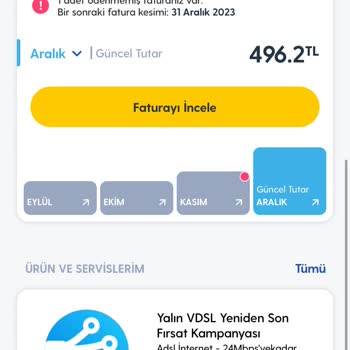 Superonline Faturaya Zam Yapması