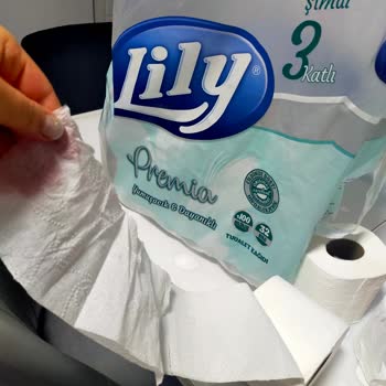 Lily Tuvalet Kağıdı Premium Hayal Kırıklığı, Kağıt Değil Tül!