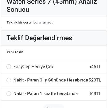 EasyCep'E Cihaz Satmayın