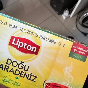 Lipton Paketli Çayda Beklenmedik Misafir