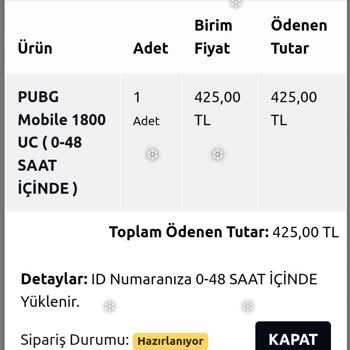 PUBG Mobil Uc Yükleme Sitesi Epinline.com