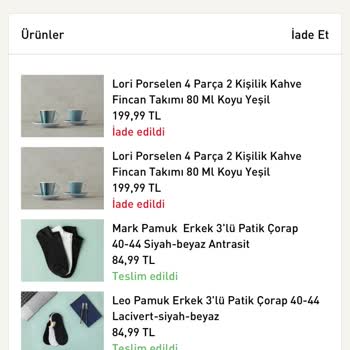 English Home Kargom Gelmiyor