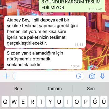 Hepsijet Kargo Dağıtım Ve Kurye Terbiyesizlik Sorunu