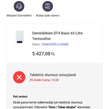 Hepsiburada Ve Yunusoğlu Home Eksik Parçayı Görmezden Geliyorlar