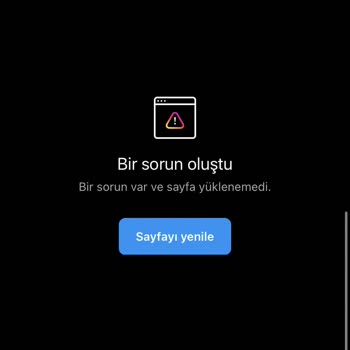Instagram Bir Sorun Var Ve Sayfa Yükleyemedi