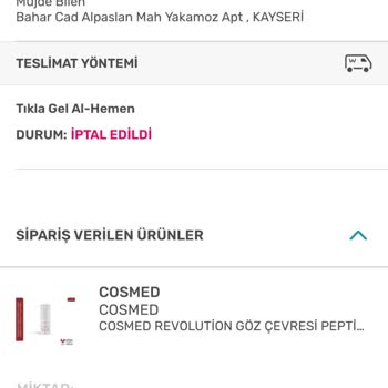 Watsons Tıkla Gel Sorunu