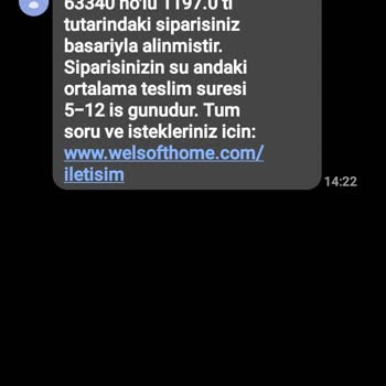 Welsoft Home Eksik Ürün Gönderilmesi Ve İletişime Cevap Verilmemesi
