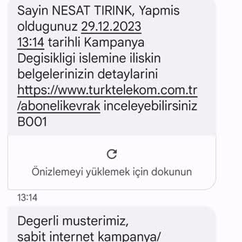 Türk Telekom Online İşlemler İşlem Yaptırmıyor