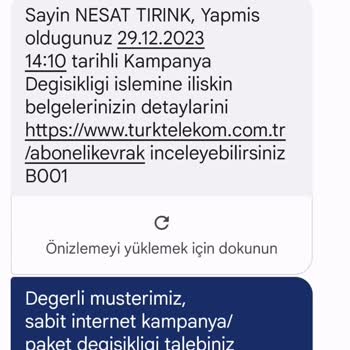 Türk Telekom Online İşlemler İşlem Yaptırmıyor