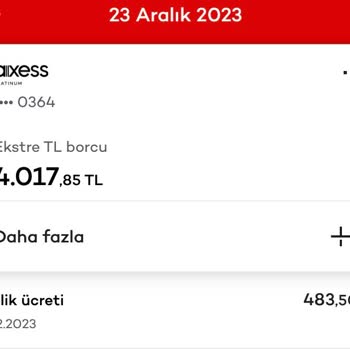 Akbank Tarafımdan Bilgim Dışı Ücret Alındı.