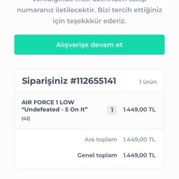 Bombsneakers.tr (Instagram) Hayali Ürün Satıyorlar Siparişleriniz Hiçbir Şekilde Gönderilmiyor!