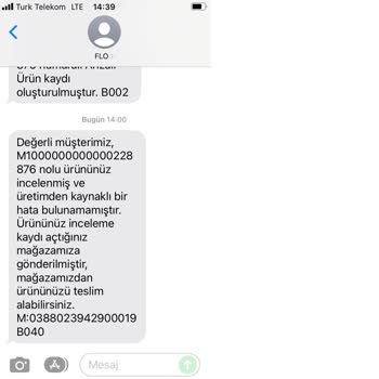FLO Ayakkabı FLO Müşteri Memnuniyetsizliği