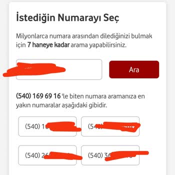 Vodafone Numara Ücret Farklılıkları