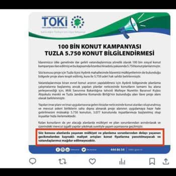TOKİ 5750 100.000 Mağduru