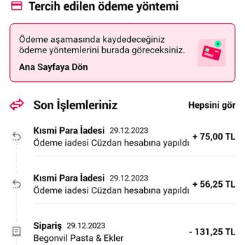 Begonvil Pasta & Ekler Tarafından Mağdur Edildim