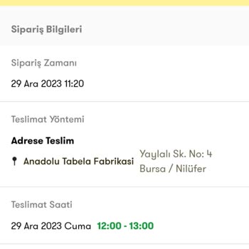 Şok Marketler Cepte Uygulaması Sipariş Teslimatı Gecikmesi Hakkında Şikayet