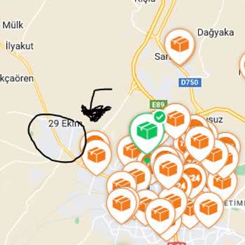 Trendyol Ankara Sincan Yenikent Gel Al Noktası Olmasına Rağmen Gözükmüyor