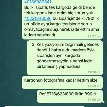 Bershka İade Ettiğim Ürünlerin Parasını 11 Gündür Vermiyor!