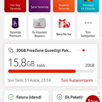 Vodafone Mükemmel (! ) Para Politikası