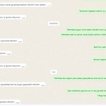 Gerusta Uzun Süredir Yapılmayan Para İadesi