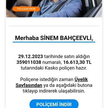 Sigortam.net Eksik İş Pişmanlık
