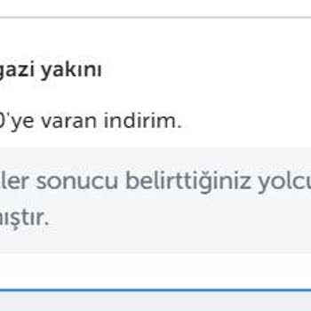 THY Gazi Yakını İndirim Sorunu Ve Mağduriyet