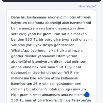 Sadenet Abonelik İptali İçin