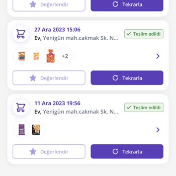 Getir Büyük Para İadesi