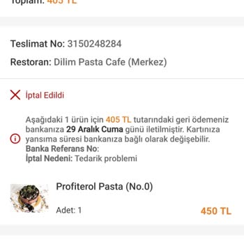 Trendyol Yemek Sipariş 2 Saate Gelemedi!
