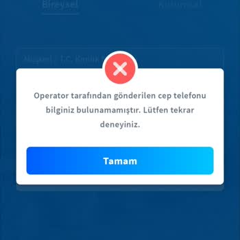 Halkbank Mobile Giriş Yapamıyorum (operatör Tarafından Hatası)
