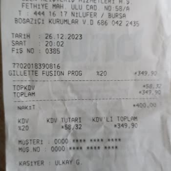 Gillette Sorunlu Tras Bıçağı