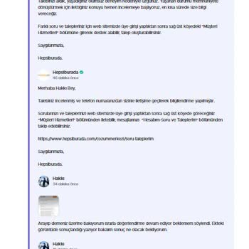 Hepsiburada Çevrimiçi Alışveriş Platformunda Yaşanan Ürün İade Süreci Sorunları