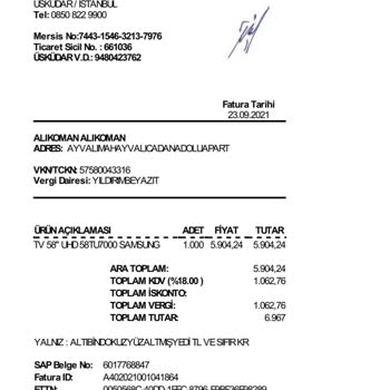 Samsung TV 58 UHD 58TU7000