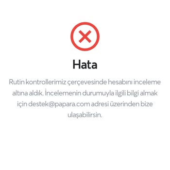 Papara Mağdur Ediyor
