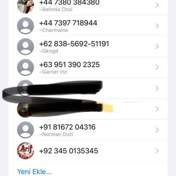 WhatsApp Yabancı Numaradan Gelen Mesajlar