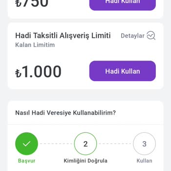 A101 Hadi Veresiye Limitini Kullanamıyorum